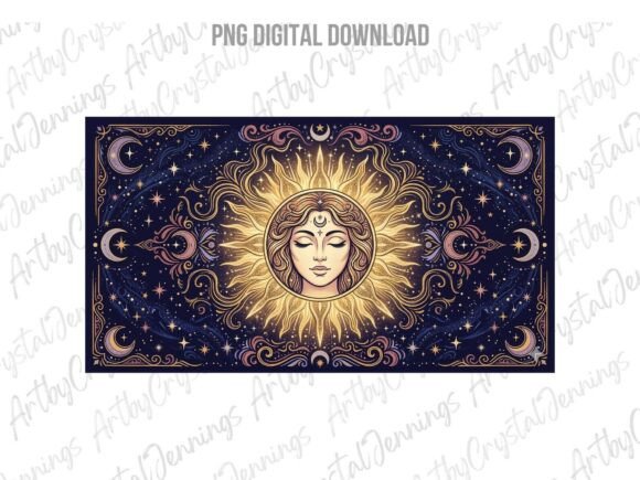 Download Boho Celestial Moon and Sun PNG - Sun Collection