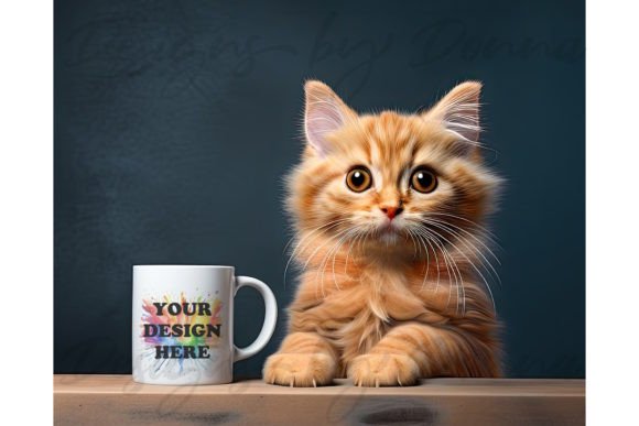 Download Ginger Cat Mug Mockup - Unusual - Unusual Collection